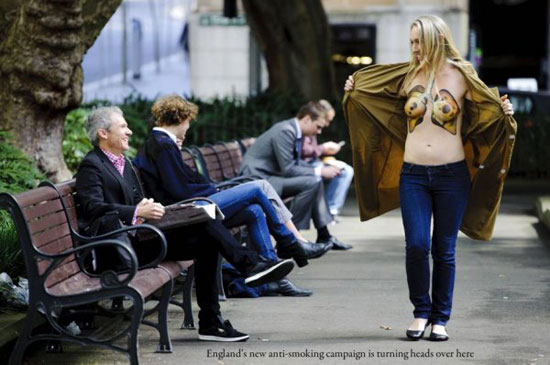 england antismoking campaign