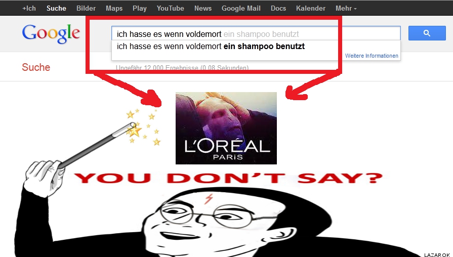 Ich hasse es wenn Voldemort ein Schampoo benutzt - Lazarok