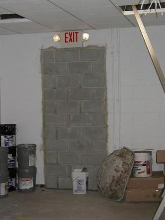 exit door