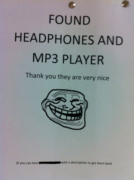 found mp3 player