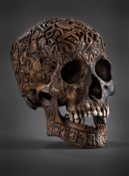freak tibetanischer Totenkopf