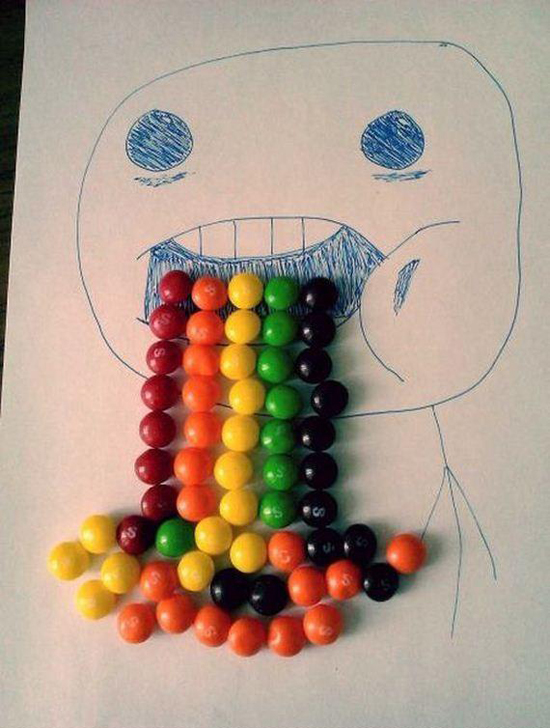 Ich kotz nen Regenbogen