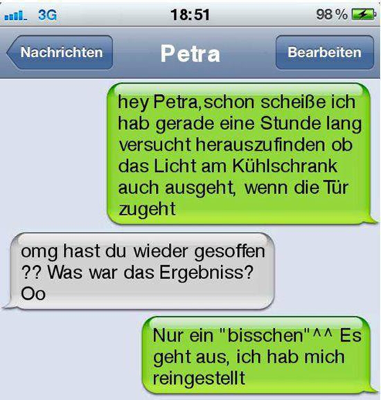 Geht das Licht im Kühlschrank aus - iPhone WinFail
