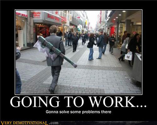 going to work