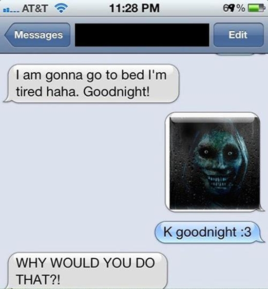 Gute Nacht und träum was Schönes - iPhone Win