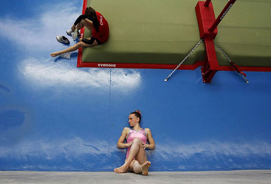 gymnastrsquos optical illusion