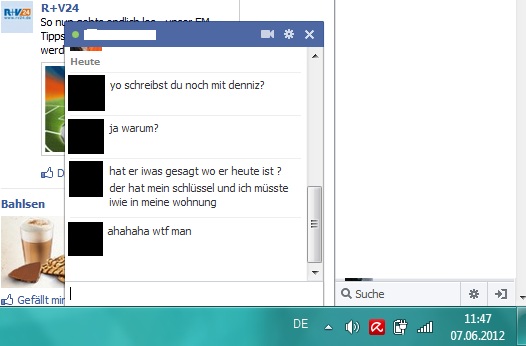 Hahaha er hat mein Schlüssel xDD