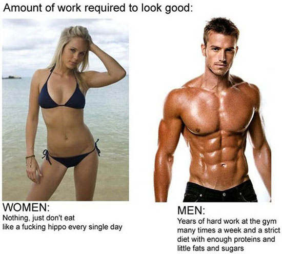 hard work required to look good 4987