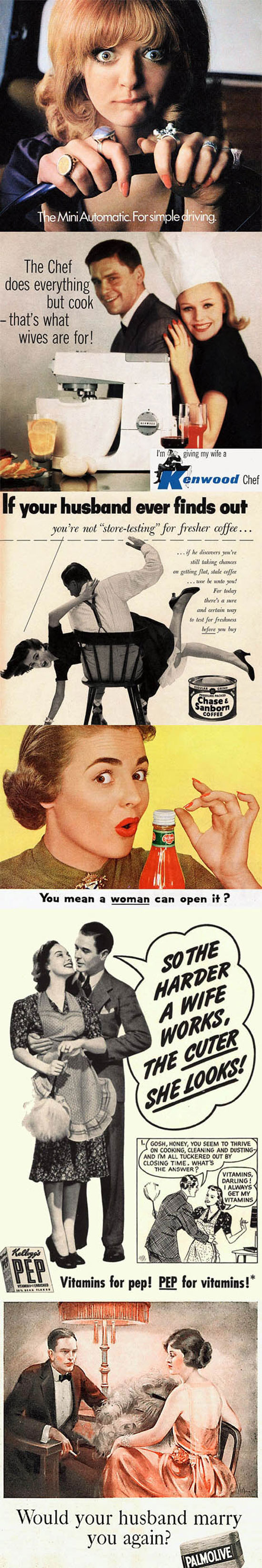 harder a wife works cutter she looks