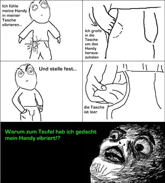 Hat gerade mein Handy vibriert
