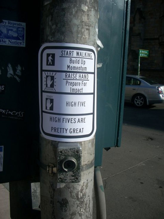 high five instructions