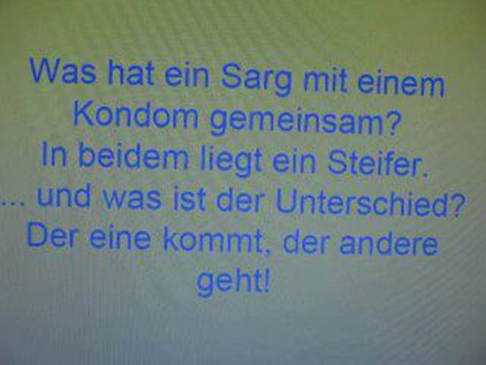 Hmm das ist eine gute Frage