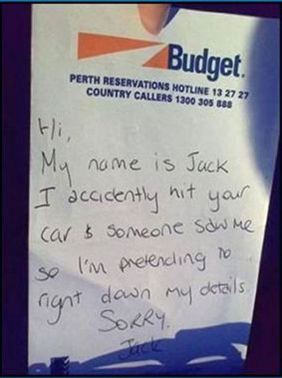 honest note
