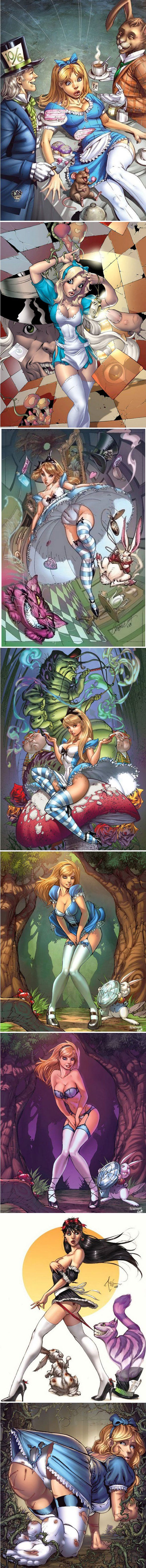 hot alice in wonder land