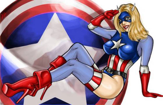 hot captain america for adults