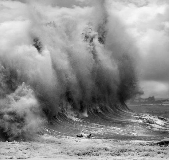 huge waves