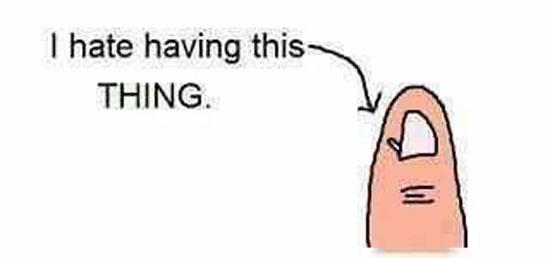 I hate this - and you