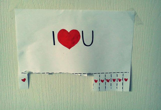 I love you