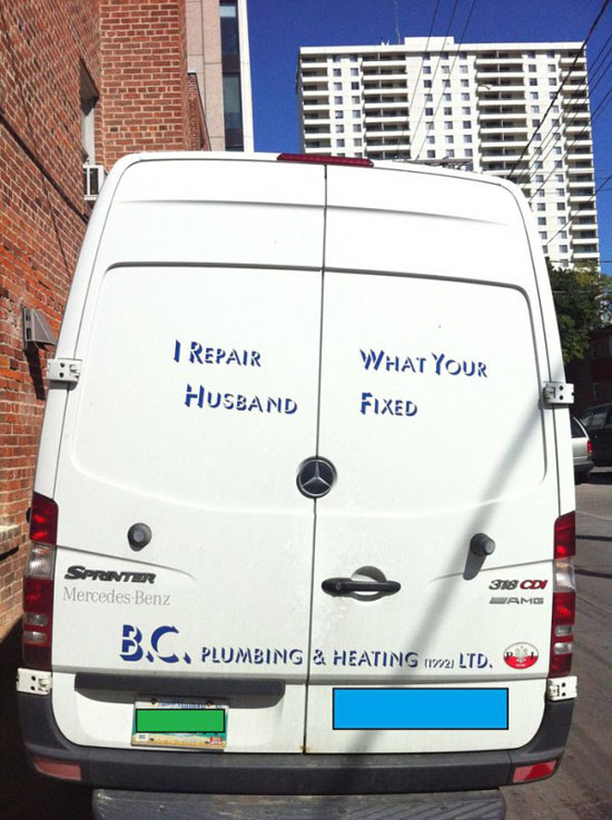 i repair what your husband fixed