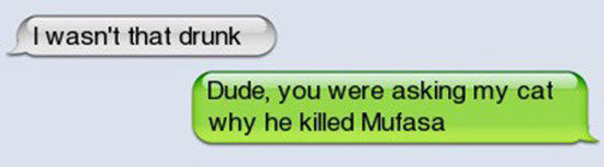 i wasnt that drunk