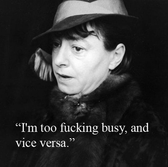 im too fking busy and vice versa