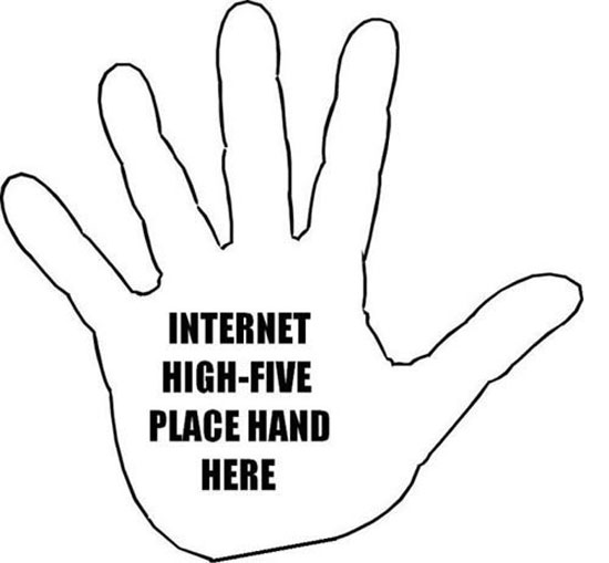 internet high five