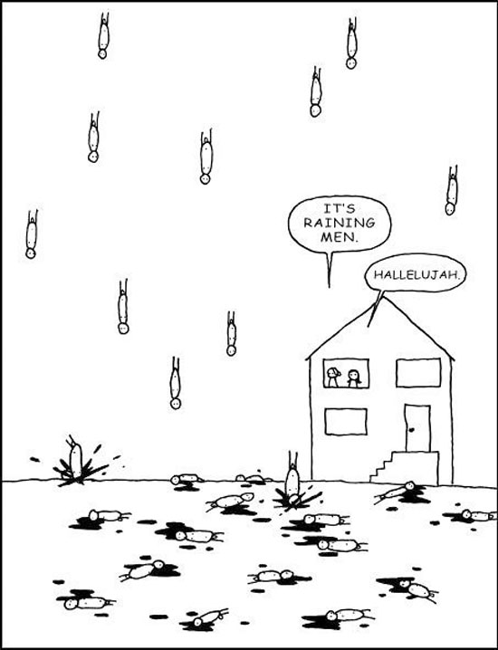 its raining men