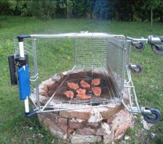 der Einkaufswagen grill