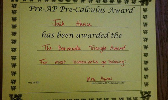 josh hances award