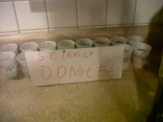 Science - DO Not Eat