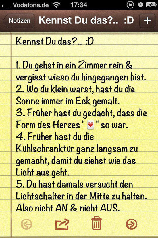 Kennst Du das...