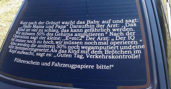 Kurz nach der Geburt...