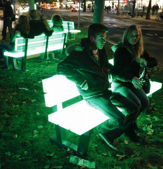 lighting bench