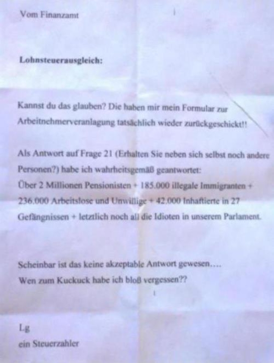 Lohnsteuerausgleich - Kannst du das glauben - Win Bild