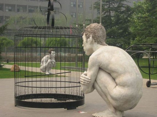 looking at myself in a cage 4249