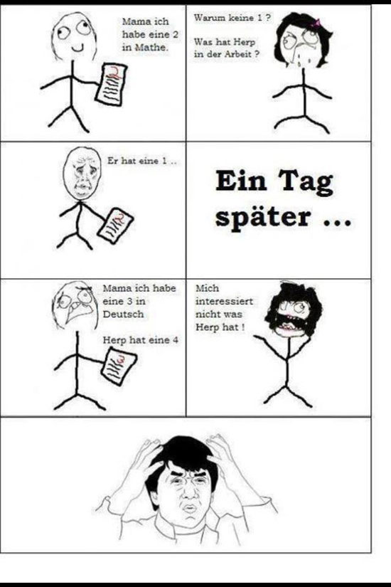 Mama ich hab eine 2 in Mathe