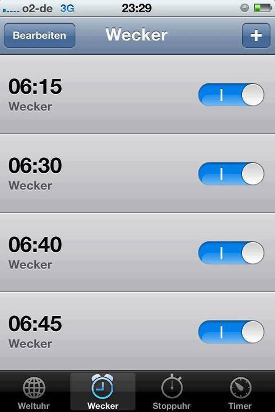 Mein Wecker...