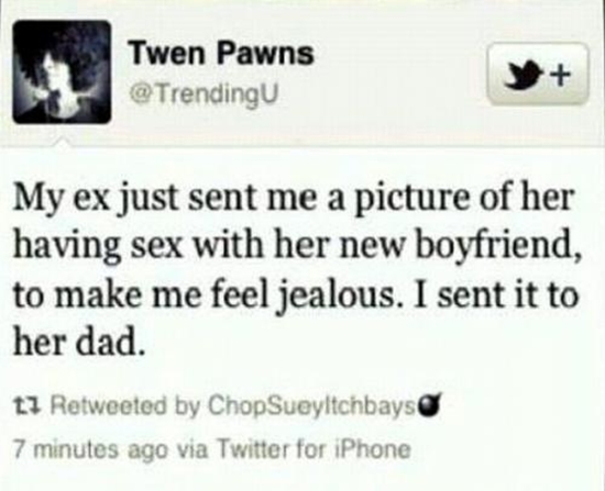 Meine Ex-Freundin hat mir ein Bild gesendet - Twitter Win Bild