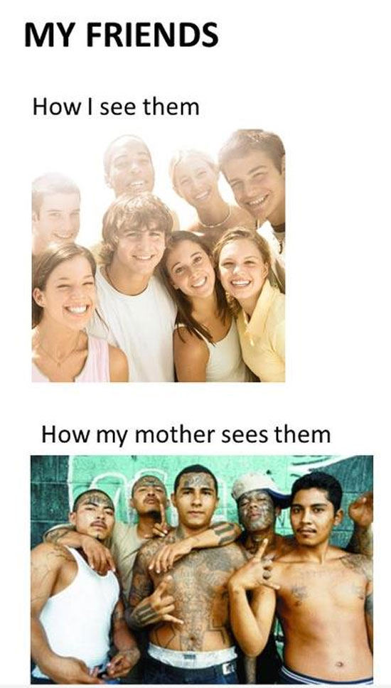 Meine Freunde in den Augen meiner Mutter
