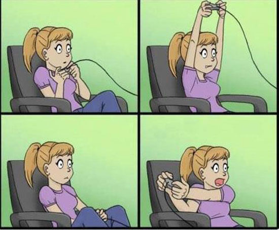 Mädels beim Computerspielen