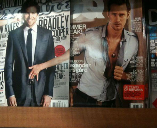 mistakenly placed magazines