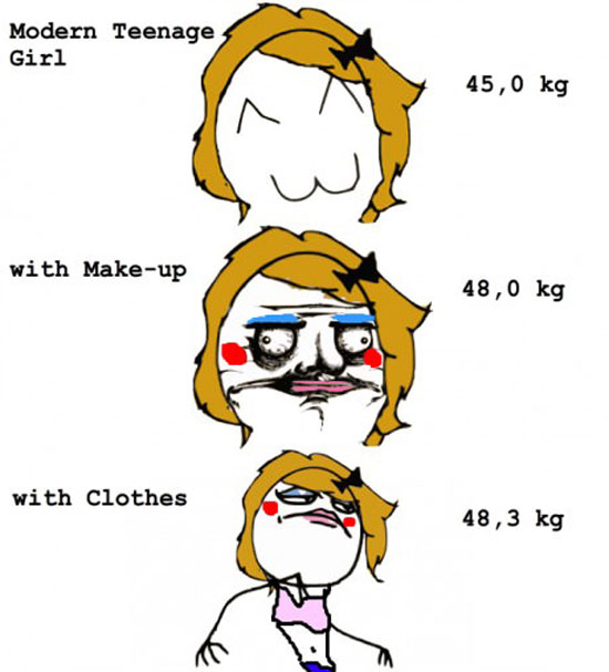 modern teenage girl