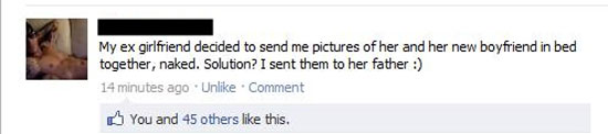 my exgirlfriend sent me her naked picture in bed