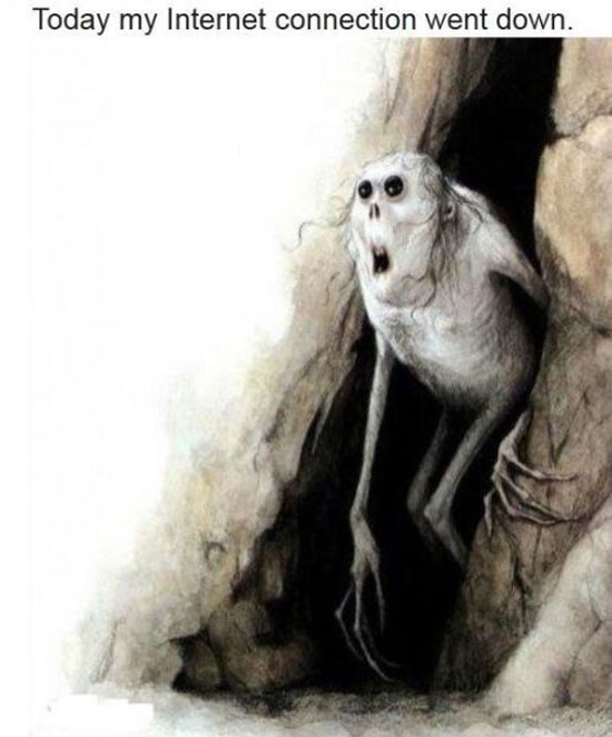 my internet connection went down