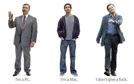 my reaction to all mac vs pc posts