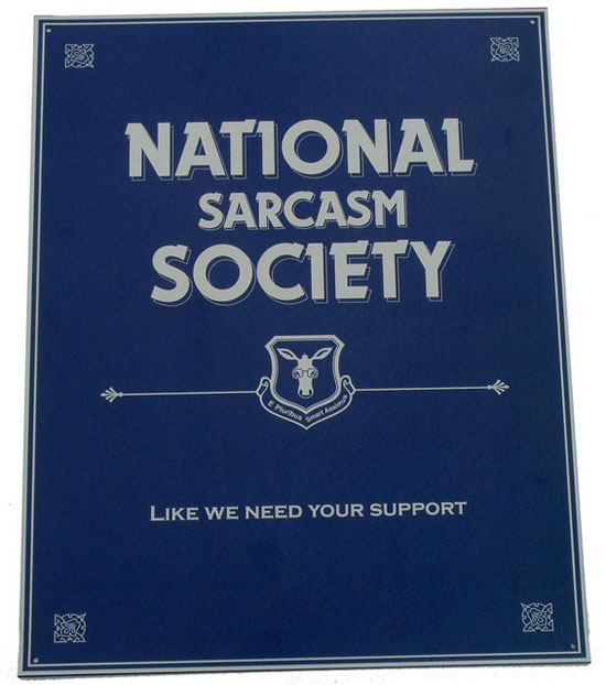 national sarcasm society