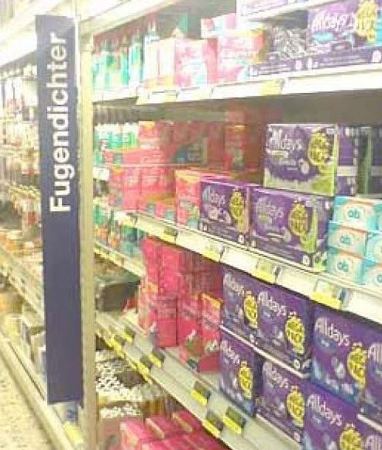 Neulich im Supermarkt...