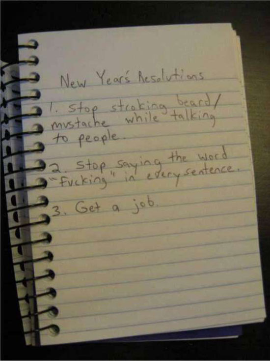 new yearrsquos resolutions