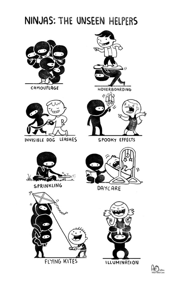 ninjas the unseen helpers