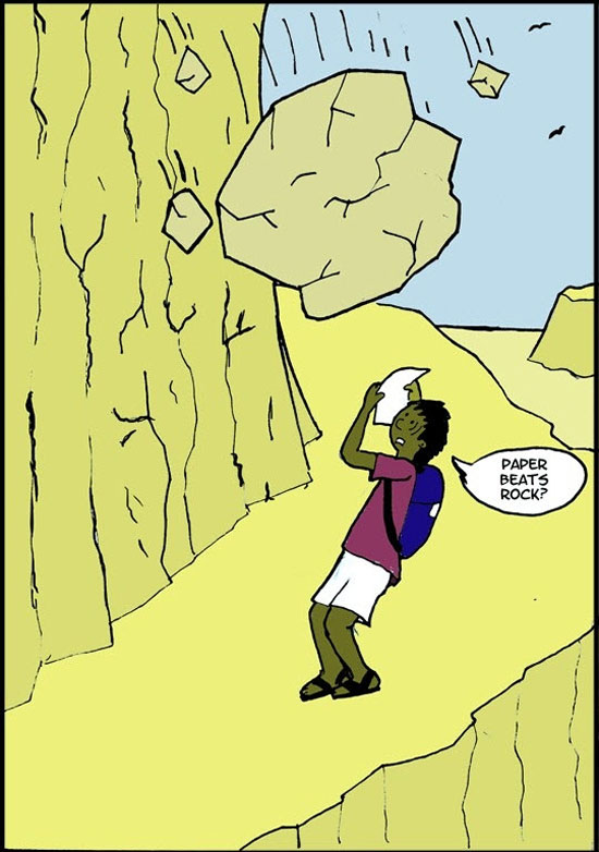 Paper Beats Rock